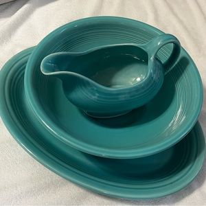 Art deco Fiestaware Post 86 3pieces